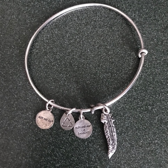 Alex and Ani Expandable Wire Bangle Bracelet - Picture 3 of 12